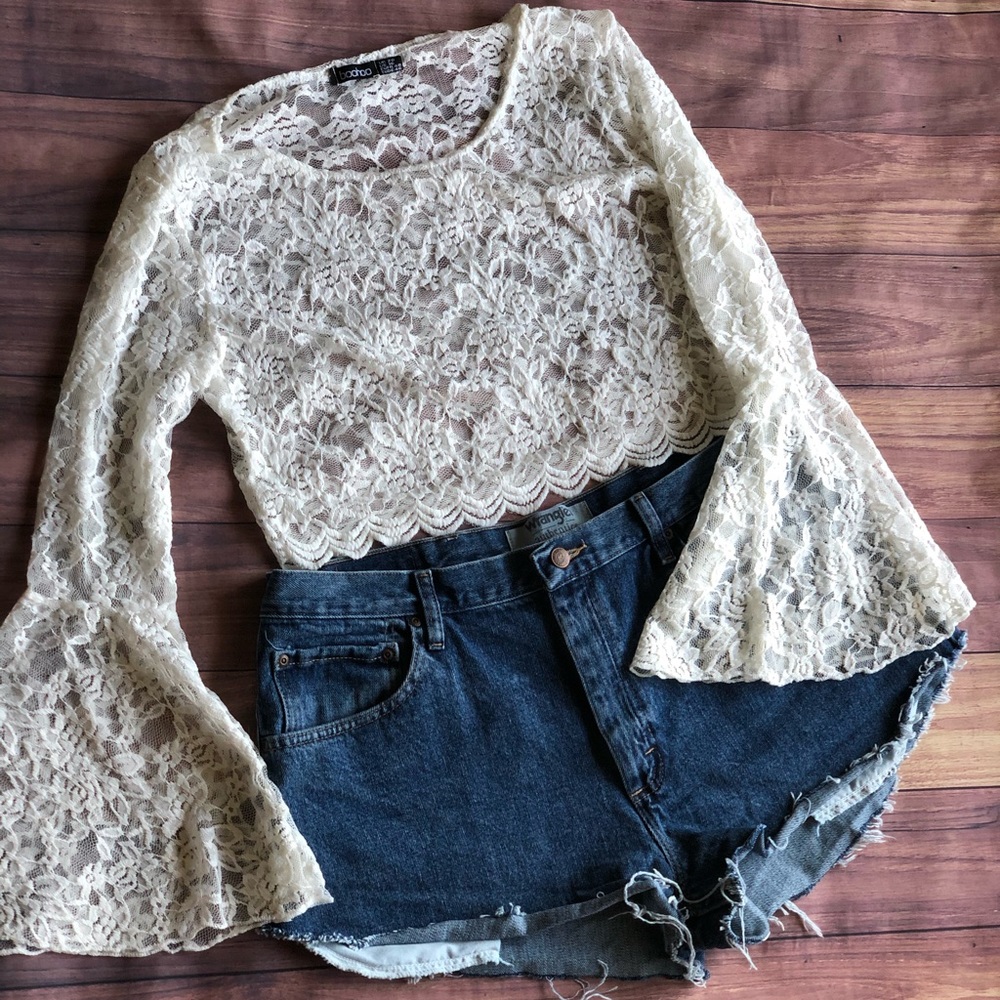 Vintage Wrangler High Waisted Cut Off Shorts!